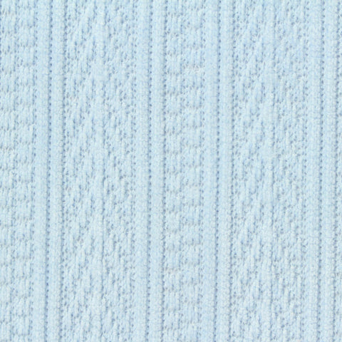 Jacquard Polyester Stretch Knit Fabric, 290 gsm, 165 cm — Blue