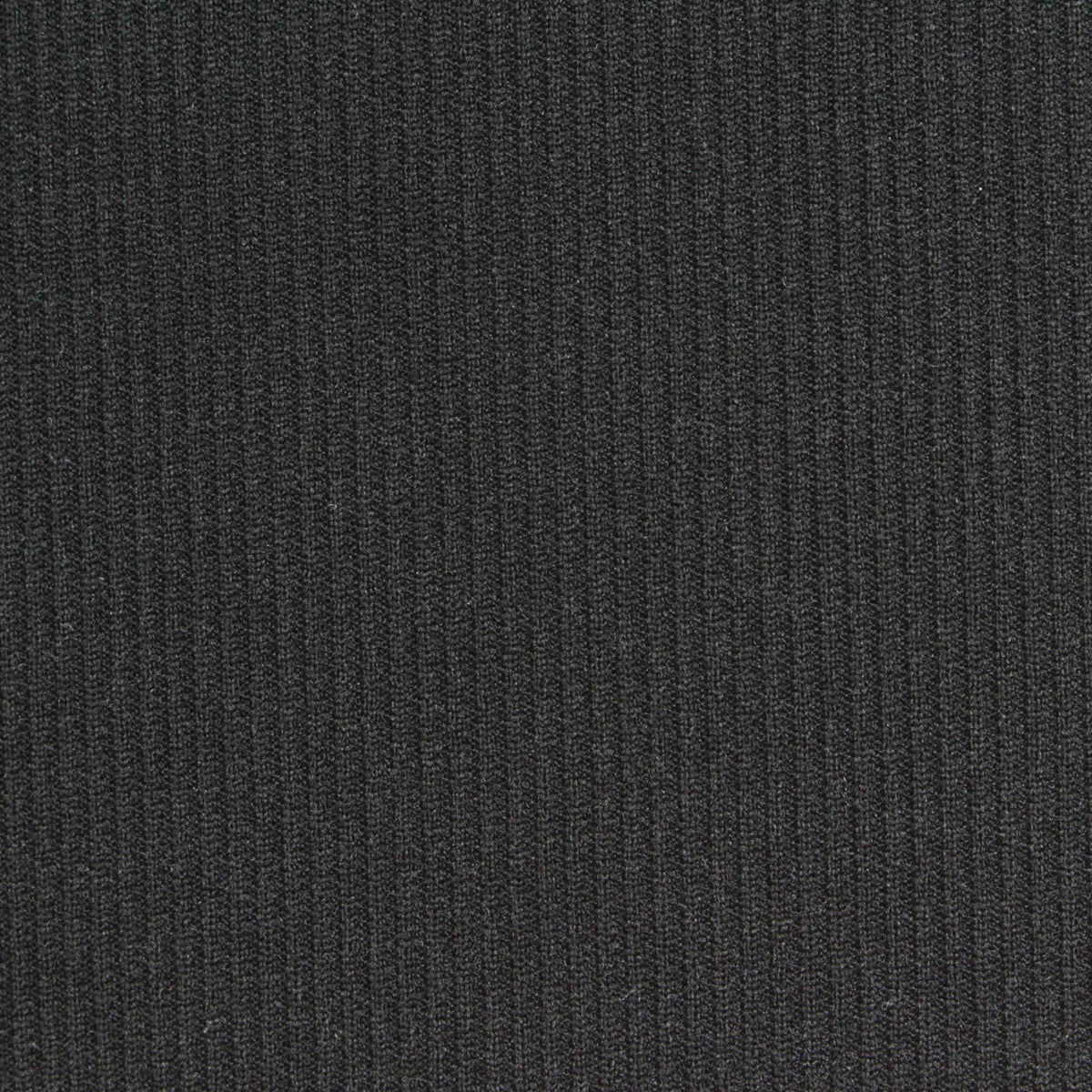 Polyester Stretch Knit Fabric, 240 gsm, 180 cm — Black