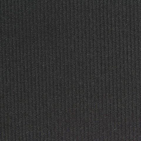 Polyester Stretch Knit Fabric, 240 gsm, 180 cm — Black