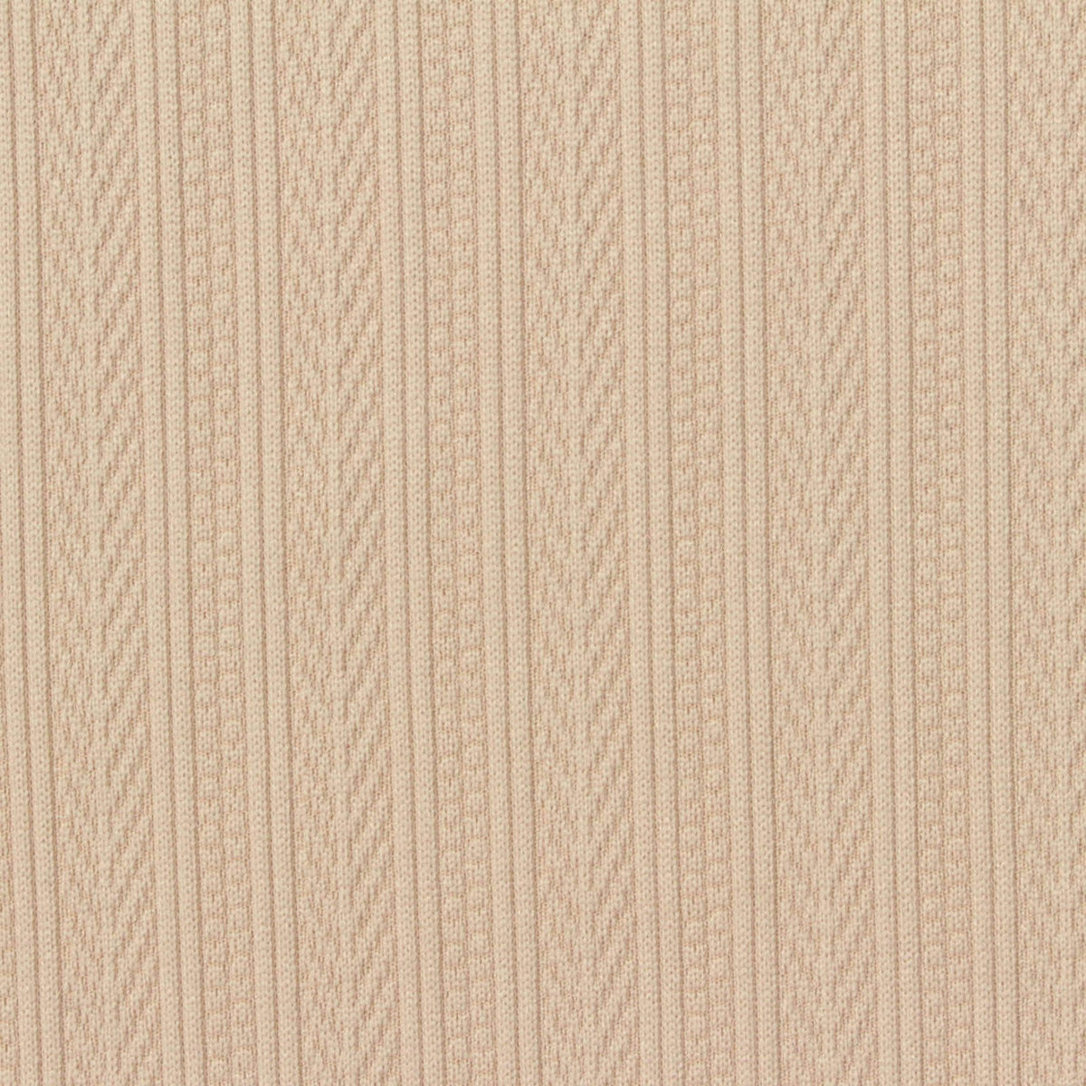 Beige Vertical-Stripe Jacquard, Polyester