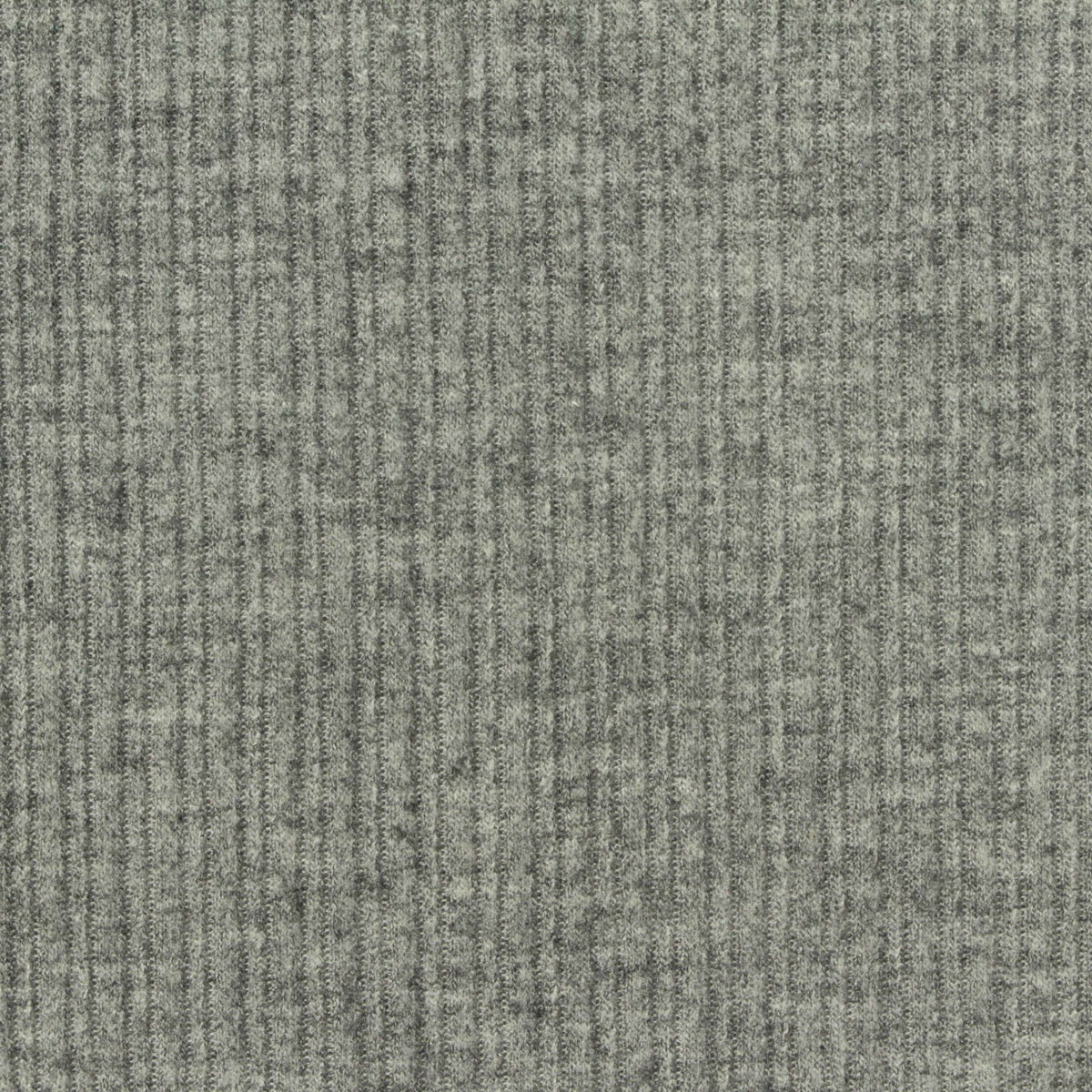 Grey Heather Rib Knit, Polyester