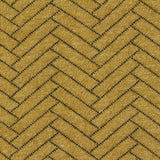 Mustard Herringbone Jacquard, Poly-Cotton