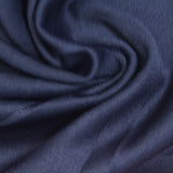 Polyester Stretch Scuba Knit Fabric, 300 gsm, 160 cm — Navy