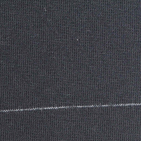 White Horizontal-Stripe Jersey Knit, Cotton, 200 gsm