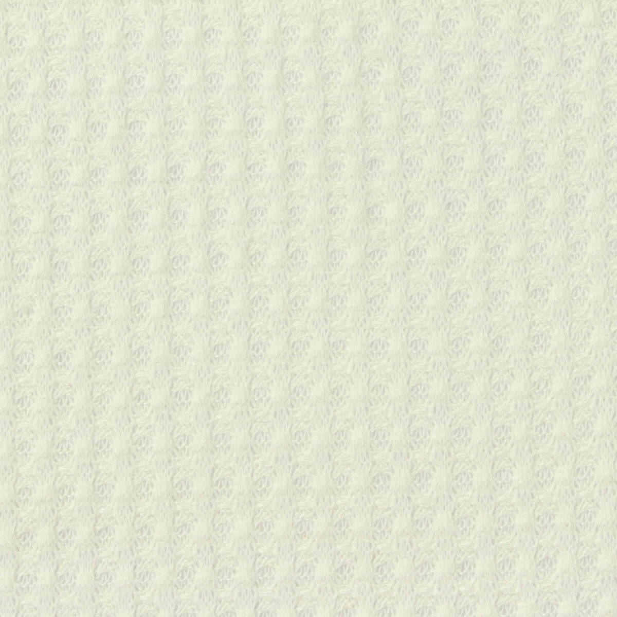 Cream Textured Waffle Knit, Poly-Viscose