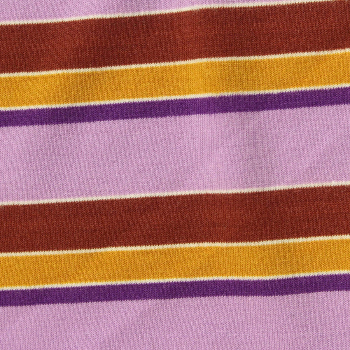 Light Purple Horizontal-Stripe Jersey Knit, Poly-Viscose