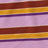 Light Purple Horizontal-Stripe Jersey Knit, Poly-Viscose