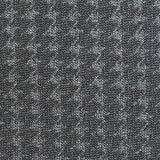 Grey Houndstooth Birdseye Knit, Polyester — texture