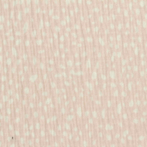 White Irregular-Dot Crepe, Polyester