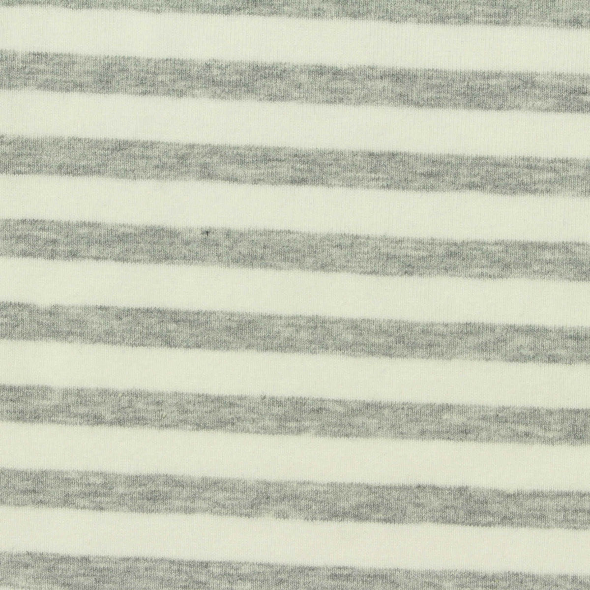 Grey Horizontal-Stripe Jersey Knit, Cotton
