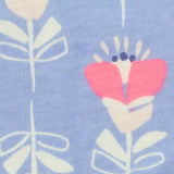Pink Flowers Jersey Knit, Cotton — texture