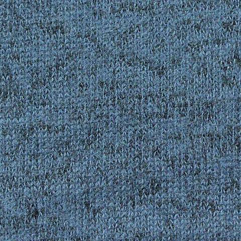 Blue Marl Chunky Knit, Viscose-Poly, 240 gsm