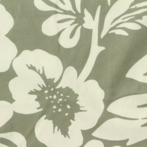 Off-White Floral Milk Silk Knit, Polyester