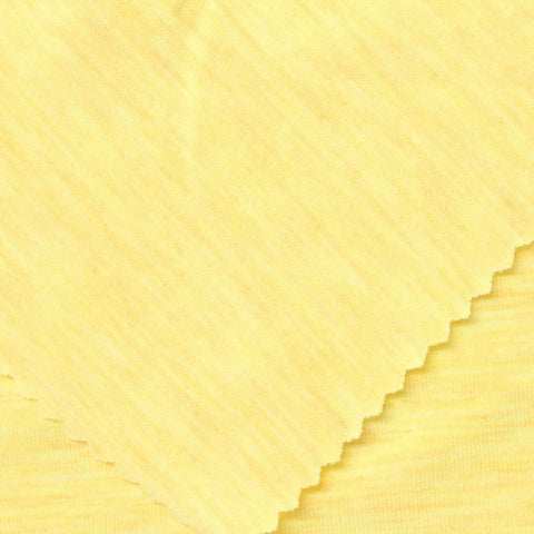 Yellow Marl Jersey Knit, Poly-Tencel Lyocell
