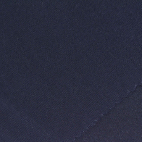 Polyester Stretch Linen-Look Fabric, 290 gsm, 172 cm — Navy