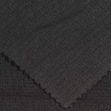 100% Cotton Rib Knit Fabric, 247 gsm, 135 cm — Black