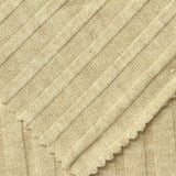 Viscose Polyester Blend Rib Knit Fabric, 200 gsm, 142 cm — Beige