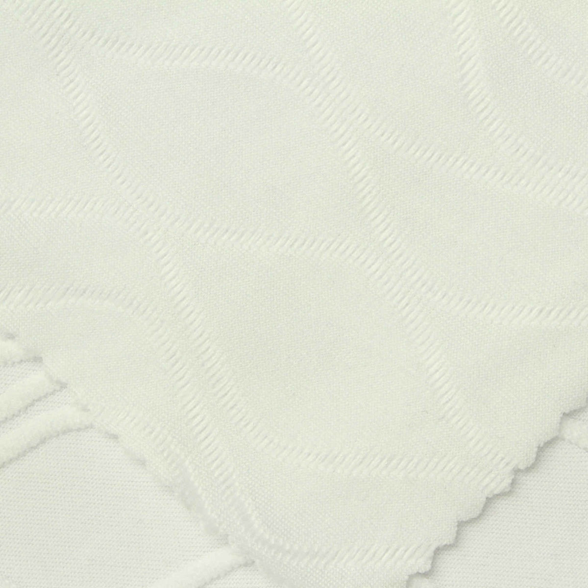 White Tone-on-Tone Jersey Knit, Polyester