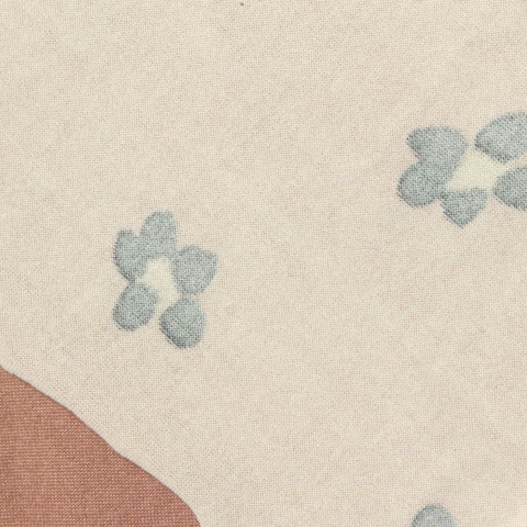 Light Blue Floral Milk Silk Knit, Polyester