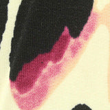 Black Abstract French Terry, Cotton — texture