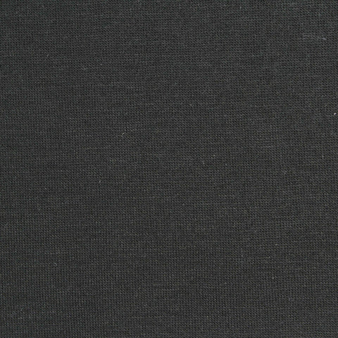 100% Viscose Jersey Knit Fabric, 340 gsm, 165 cm — Black