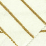 Cream Diagonal-Stripe Jersey Knit, Cotton