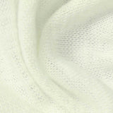 100% Polyester Knit Fabric, 170 gsm, 160 cm — White — texture