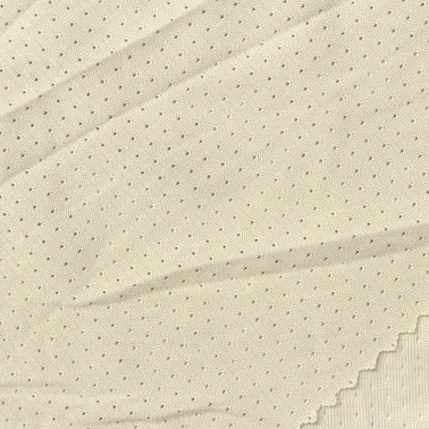 Polyester Stretch Knit Fabric, 150 gsm, 160 cm — Beige