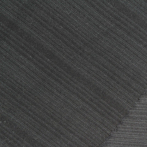 Heather Grey Stripe Jersey Knit, Polyester