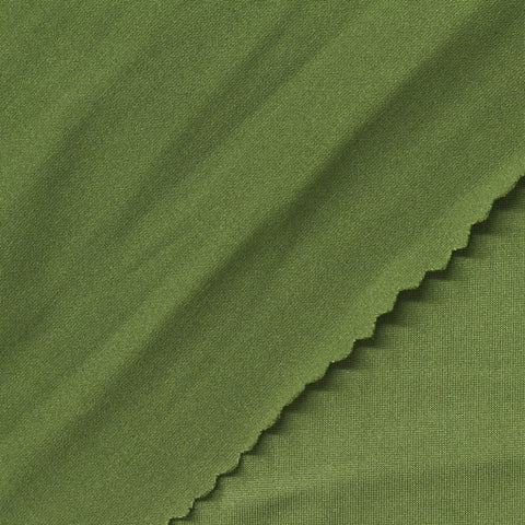 Polyester Stretch Jersey Knit Fabric, 100 gsm, 150 cm — Green
