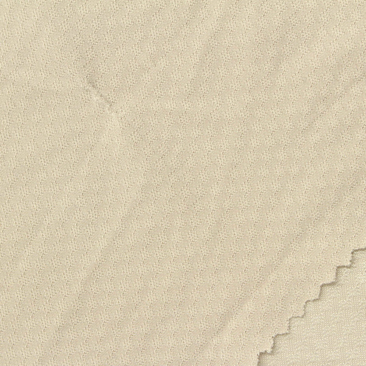 Beige Diagonal-Diamond Jacquard, Polyester