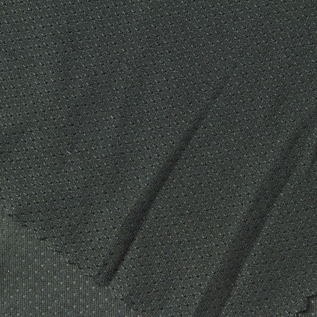 Polyester Stretch Birdseye Knit Fabric, 130 gsm, 153 cm — Green