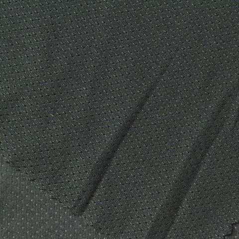 Polyester Stretch Birdseye Knit Fabric, 130 gsm, 153 cm — Green