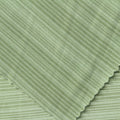 Light Green Stripe Rib Knit, Polyester