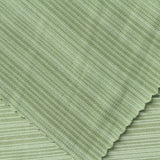 Light Green Stripe Rib Knit, Polyester