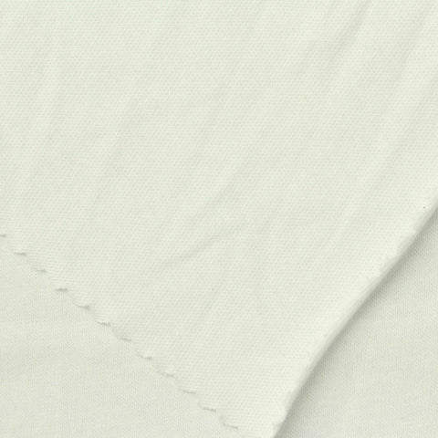 100% Cotton Jersey Knit Fabric, 180 gsm, 175 cm — White