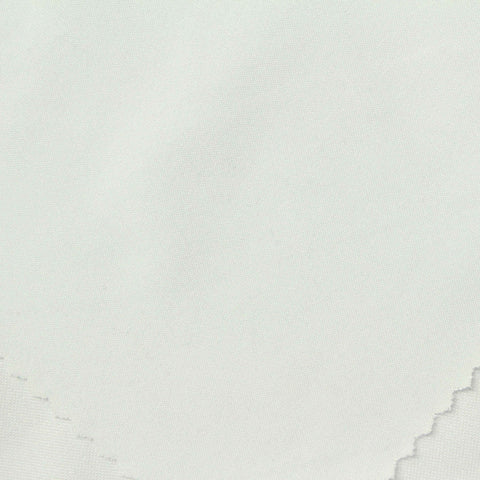 Polyester Stretch Milk Silk Knit Fabric, 170 gsm, 155 cm — White