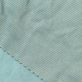 Light Blue Houndstooth Velvet, Polyester