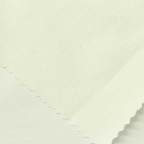 Cotton Stretch Jersey Knit Fabric, 220 gsm, 180 cm — White