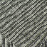 Black Diagonal-Stripe Rib Knit, Polyester