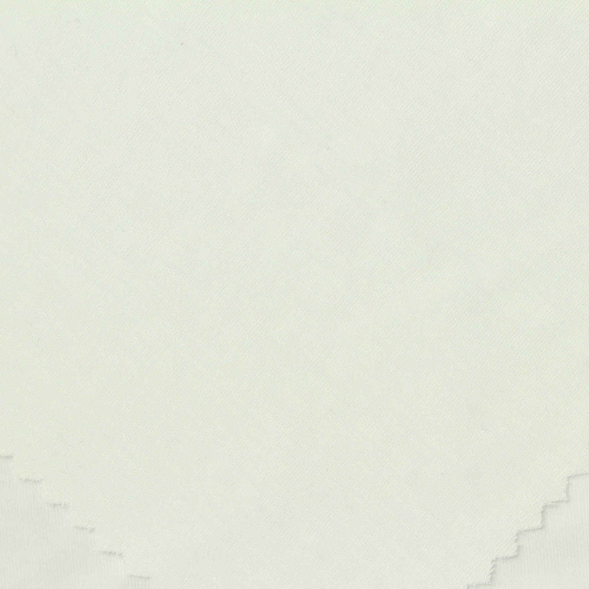 100% Cotton Interlock Knit Fabric, 175 gsm, 165 cm — White