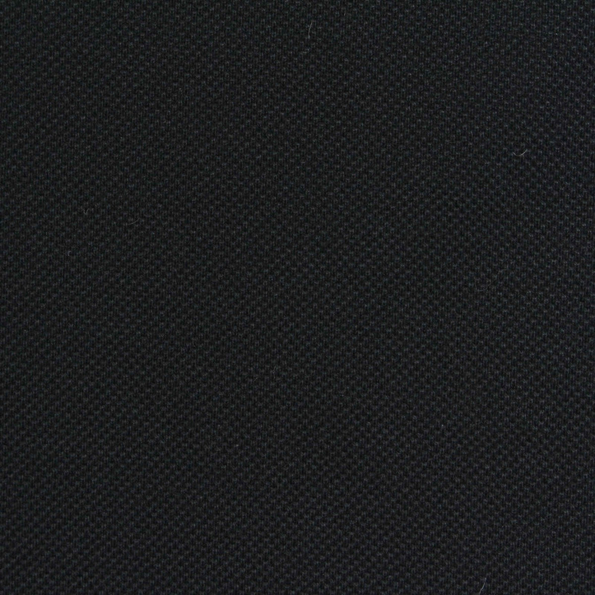 100% Cotton Piqué Knit Fabric, 200 gsm, 175 cm — Black