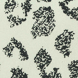 Black Animal Print Twill, Cotton — texture