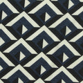 White Triangles Jersey Knit, Viscose