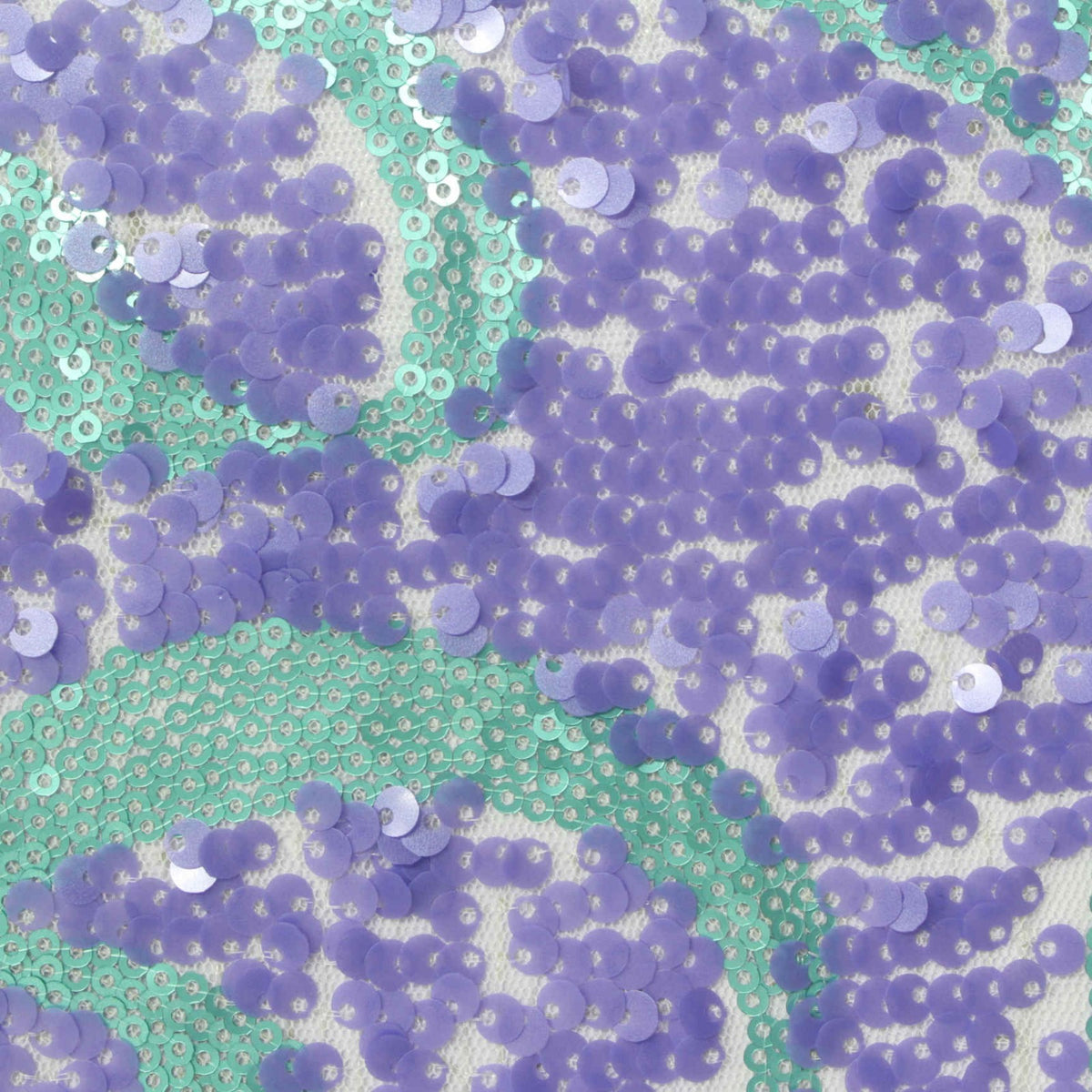 Purple Sequins Mesh, Polyester
