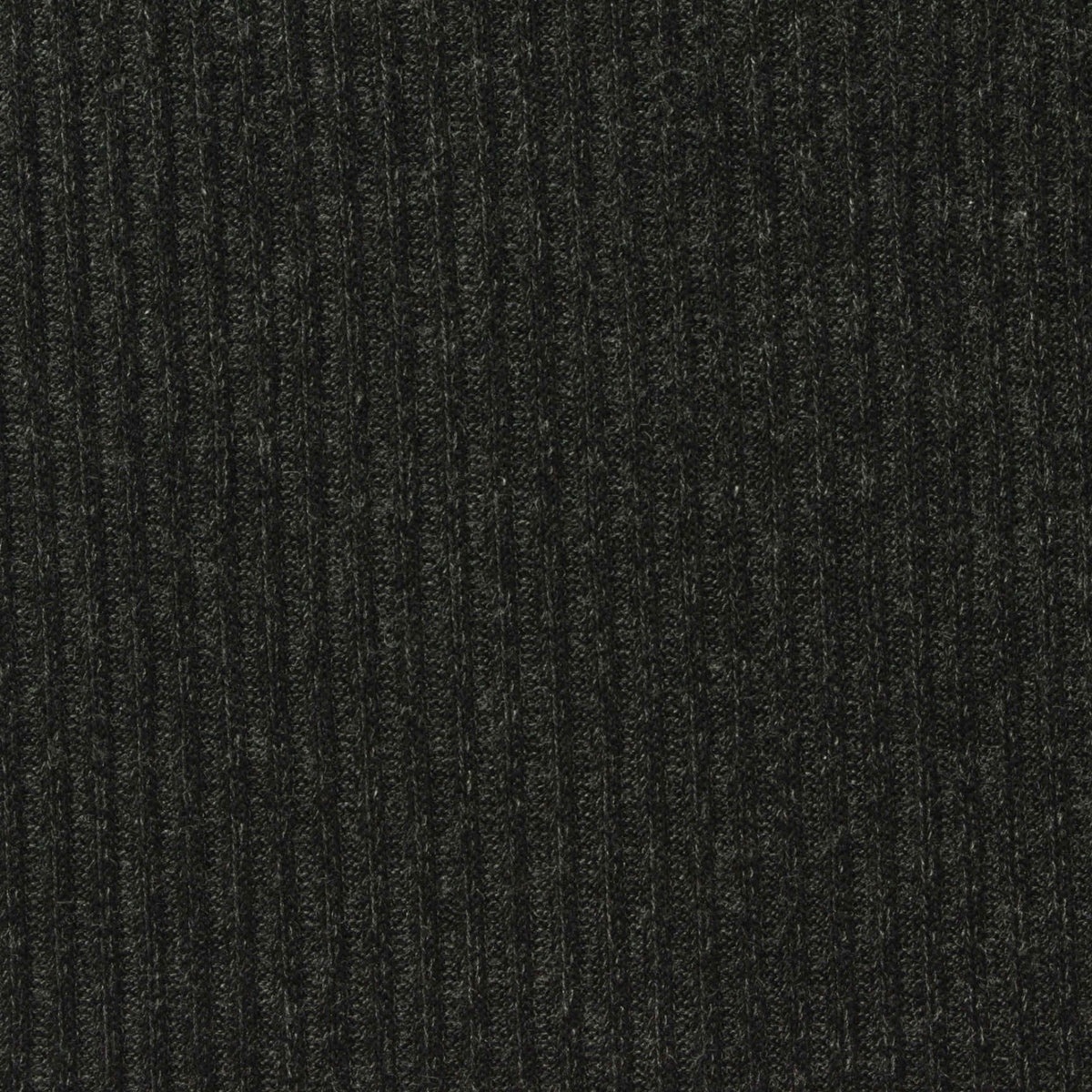 Viscose Polyester Stretch Rib Knit Fabric, 200 gsm, 150 cm — Grey