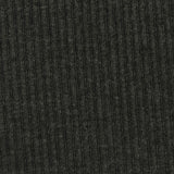 Dark Grey Marl Rib Knit, Polyester