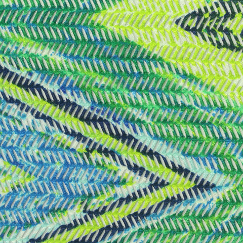 Green Chevrons Lace, Nylon