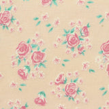 Pink Roses Knit, Viscose
