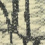 Dark Grey Abstract Chunky Knit, Polyester — texture